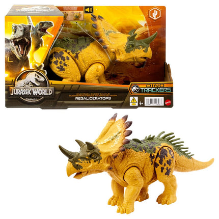 Regaliceratops Wild Roar Jurassic World Dino Trackers Action Figure