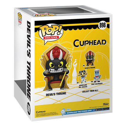 POP Cuphead! Winylowa figurka deluxe Diabeł na krześle 9 cm - 898