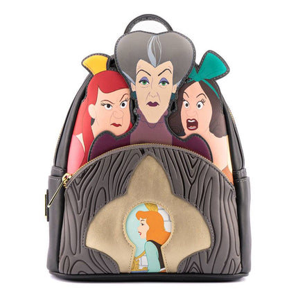 Villains Scene Evil Stepmother And Step Sisters Disney by Loungefly Backpack Zainetto Tempo LIbero